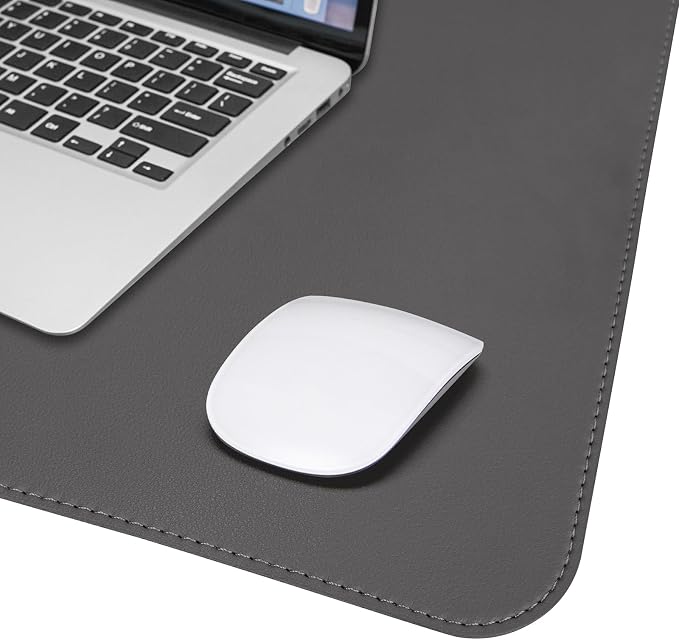 AFIING Leather Desk Pad Protector, Mouse Pad, Waterproof Desk Writing Pad - Image 5