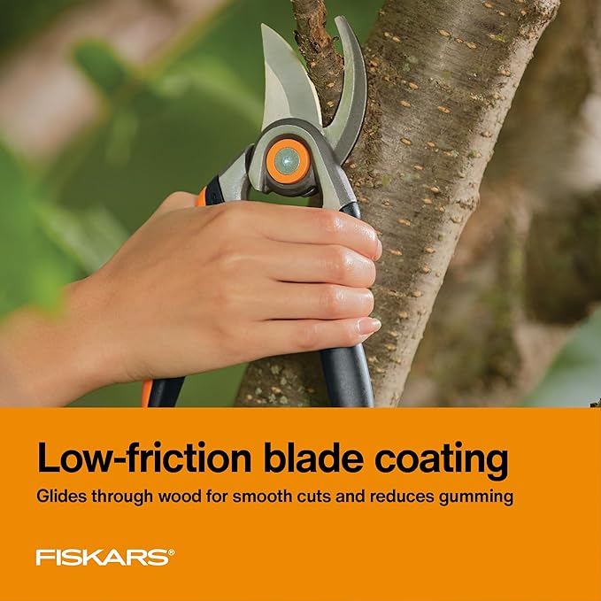 Fiskars Bypass Pruning Shears, Forged Steel Replaceable Blade, SoftGrip Handle - Image 3