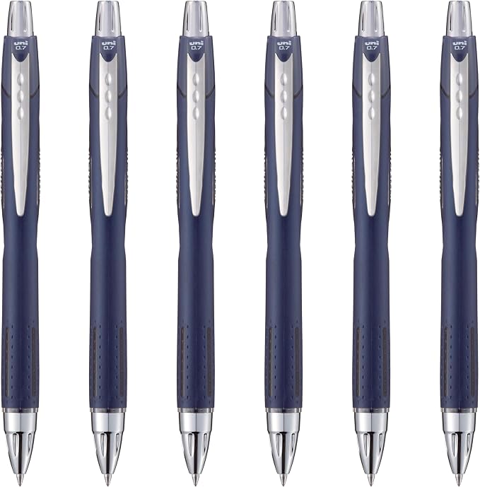 Uni-Ball Jetstream RT Ballpoint Pen, Fine Point, Coastal Barrel, 6 Pens by uni-ball