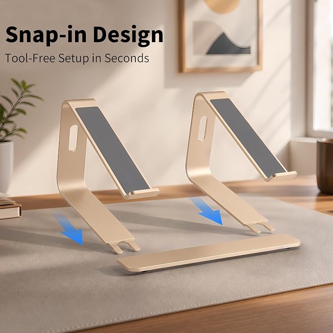 Orionstar Ergonomic Laptop Stand, Premium 5mm Aluminum Riser - Image 6