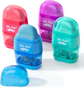 Mr. Pen- Pencil Sharpener & Eraser, 4 Pack | 2-in-1 Manual Sharpeners by MrPen