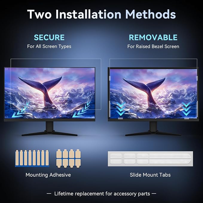 27 Inch Privacy Screen for Computer Monitor 16:9 Aspect Ratio, Eye Protection - Image 7