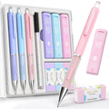 Four Candies Cute Pastel Mechanical Pencil Set, 3 Pack | 360 Lead Refills by FourCandies