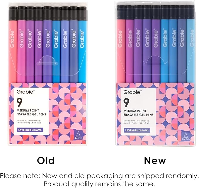 Grabie Erasable Gel Pens, Medium Point 0.7 mm Erasable Pens, Make Mistakes - Image 9