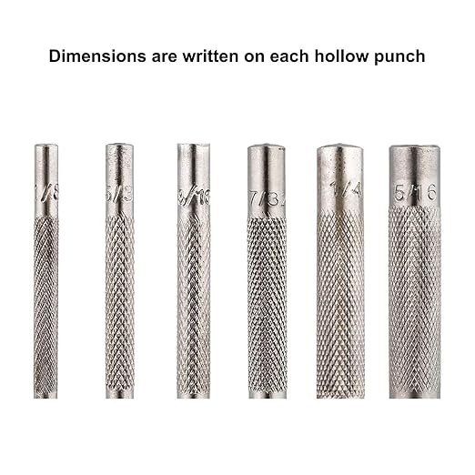 Spurtar 6PCS Leather Hole Punch 1/8'' - Image 5