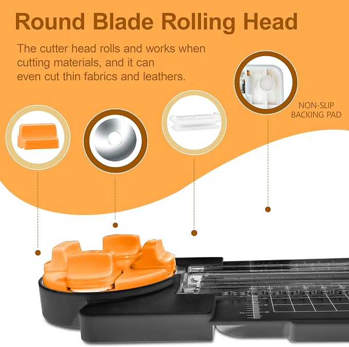 4 in 1 A4 Craft Paper Cutter Rotary Trimmer - Image 7