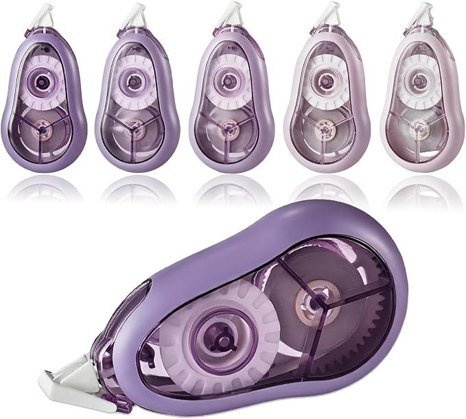 White Correction Tape, 5 Pack, 65.62 Feet Correction Tape by Jovanssen