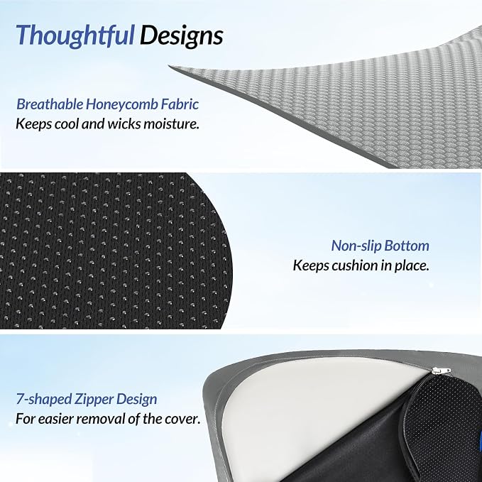 ZIKEE Pioneering Seat Cushion for Pressure Relief, Ergonomic Office Chair - Image 7