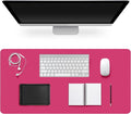 Leather Desk Pad Protector, Non-Slip Desk Pad, on-Slip PU Leather Large Mouse by CADONO