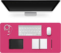 Leather Desk Pad Protector, Non-Slip Desk Pad, on-Slip PU Leather Large Mouse by CADONO