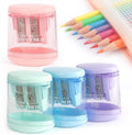 Tamaki 4 Pack Pencil Sharpeners Manual Dual Holes Compact Colored Handheld by Tamaki