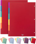 Mr. Pen- Dividers for 3 Ring Binder, 2 Sets, 6 Pack/Set, Binder Dividers by MrPen