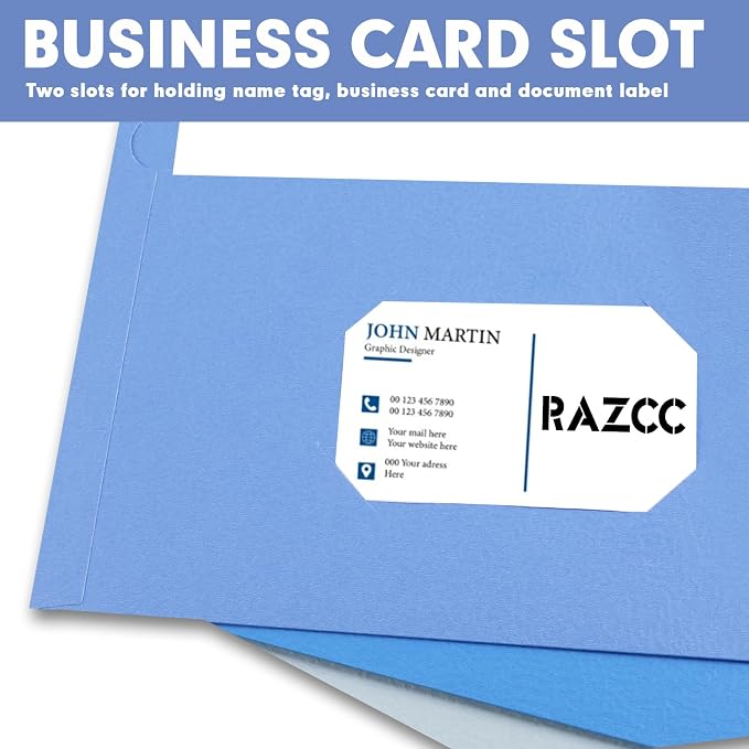 Two Pocket Folders, RAZCC 100 Pack File Folders - Image 4