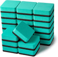 Favide 24 Pack Magnetic Whiteboard Dry Erase Erasers Chalkboard Cleansers by favide
