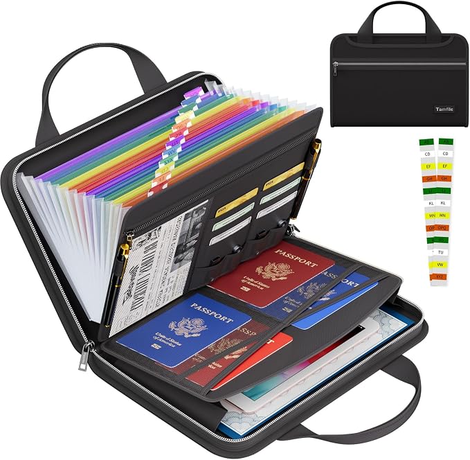 Tamfile Fireproof Accordion File Organizer by Tamfile