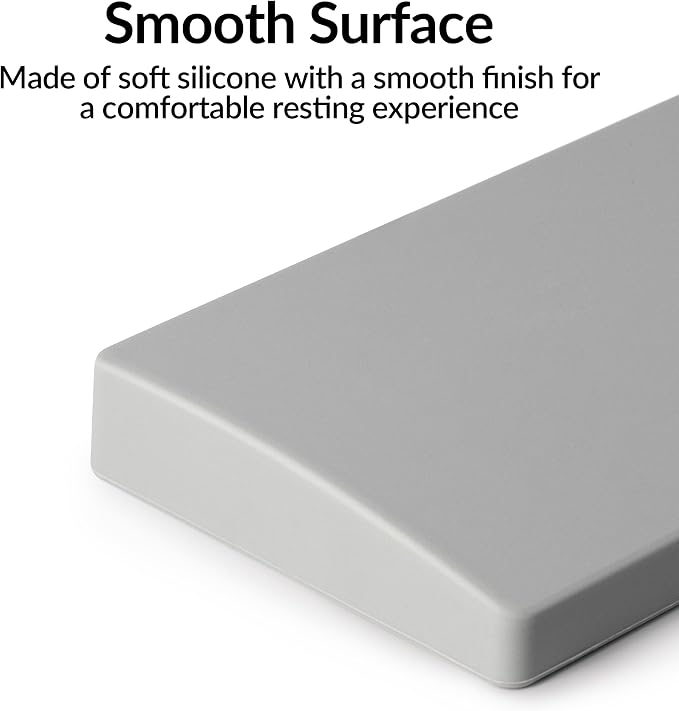 Keychron Gray Silicone Wrist & Palm Rest, 12.89" - Image 5