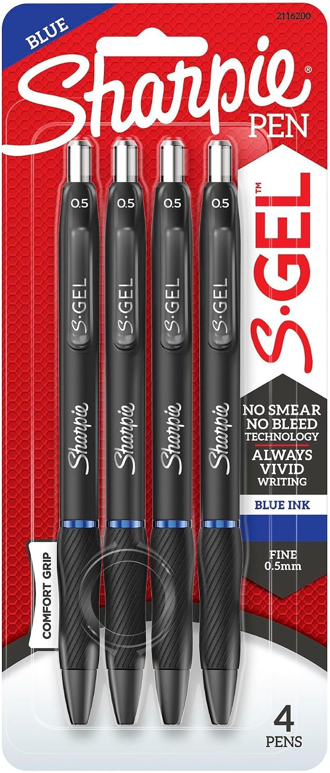 Sharpie® S Gel Pens, Fine Point, 0.5 mm by Unknown