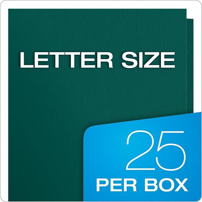 Oxford Twin-Pocket Folders, Textured Paper, Letter Size, Holds 100 Sheets - Image 6