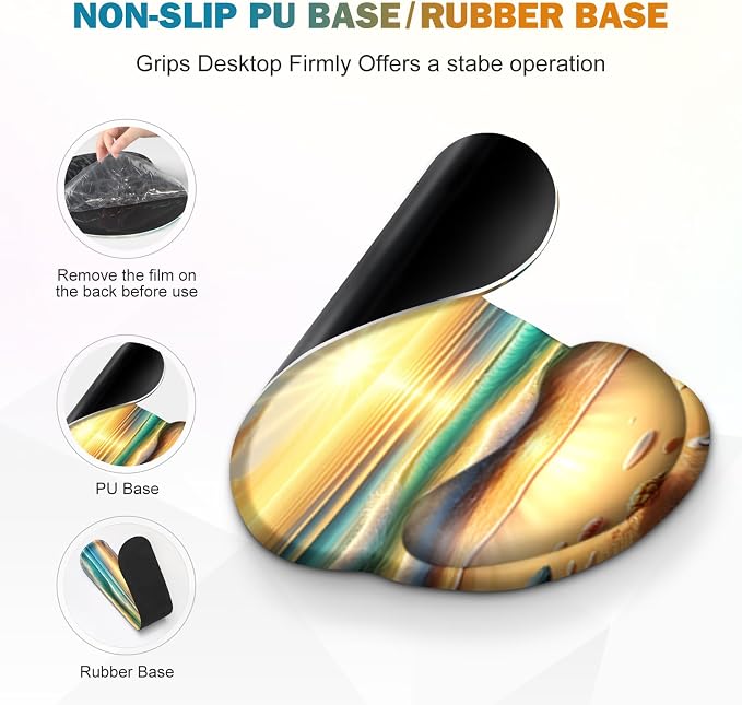 Gaming Mouse Pad, Large Desk Mat, Cute Desk Pad Protector, 4in1 XXL Mousepad + - Image 2