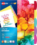 Avery + Amy Tangerine Designer Collection Big Tab Dividers by Avery