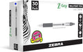 Zebra Pen Z-Grip Retractable Ballpoint Pen, Smooth-Flowing Ink, Fine Point by ZebraPen