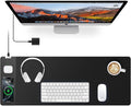 Magnetic Wireless Charging Mouse Pad, 27.5"x11.8" Gaming Desk Mat by abcmat