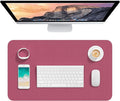 Hsurbtra Desk Pad, 23.6" x 13.8" PU Leather Desk Mat, M Extended Mouse Pad by Hsurbtra