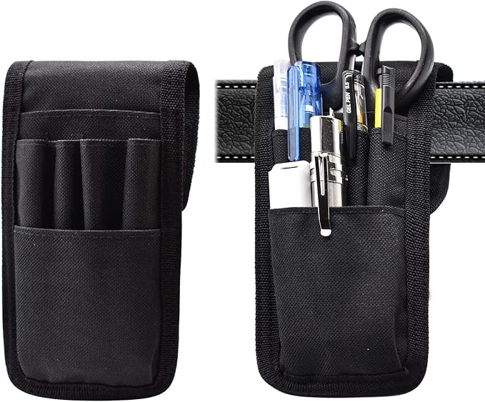 2 Pcs KATOLK Belt Pen Holder, Detachable Military Duty Pencil Sleeve Case by KATOLK