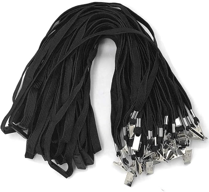 Bird Fiy Lanyards Breakaway Bulk Black Lanyards Neck Flat Safety Badge Lanyard by BirdFiy