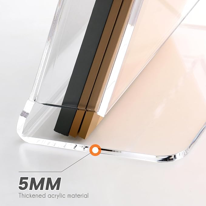HeZone Acrylic Brochure Holder 6X8 Inches Clear Acrylic Flyer Holder Brochure - Image 6