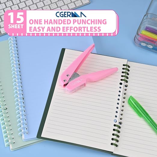 Single Hole Punch, 1/4" Hole Punches, 50% Labor Savings, Paper Hole Puncher - Image 6