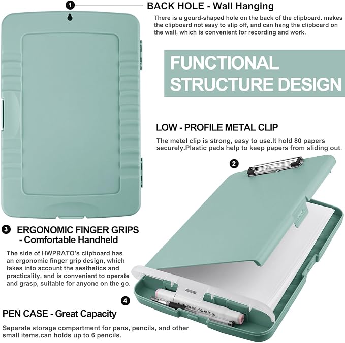 HWPRATO Clip Boards 8.5x11 - Image 2