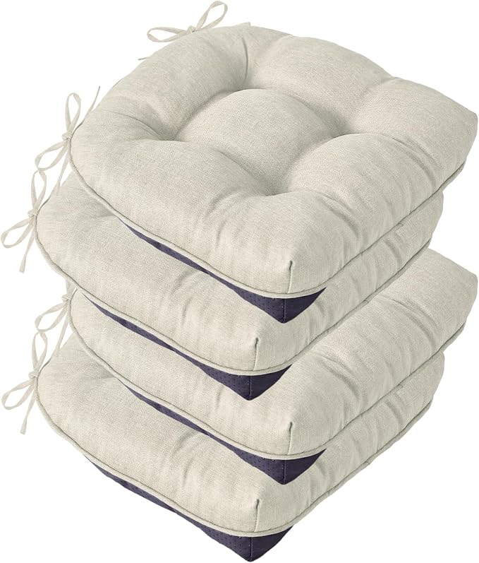 IASEAHK Chair Cushions for Dining Chairs, Seat Cushions for Kitchen Chairs by IASEAHK