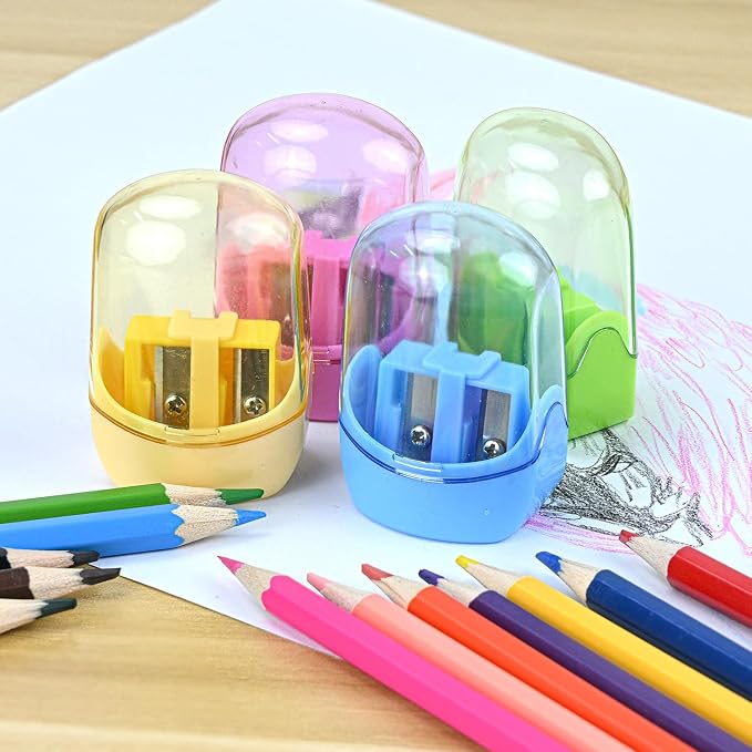 Colored Pencil Sharpener Bulk for Kids Manual Handheld Crayon Sharpeners | - Image 5