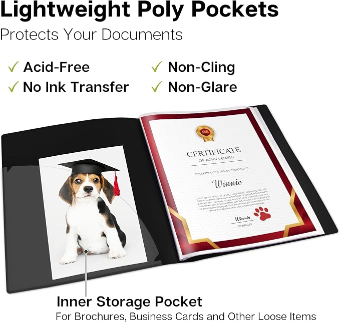 Dunwell 12-Pocket Presentation Binder - Image 4