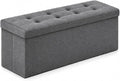 ALASDO 43 Inch Folding Storage Ottoman Bench by ALASDO