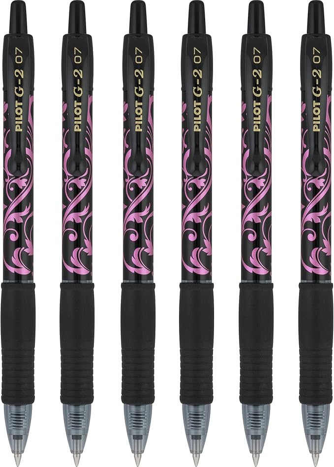 PILOT G2 Premium Gel Roller Pens, Fine Point 0.7 mm, Fashion Collection by PilotCorporationofAmerica