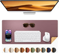 Aothia Dual-Sided Desk Mat, FSC Cork & PU Leather Desk Pad, Large Mouse Pad & by AothiaSimpleNaturalUnique