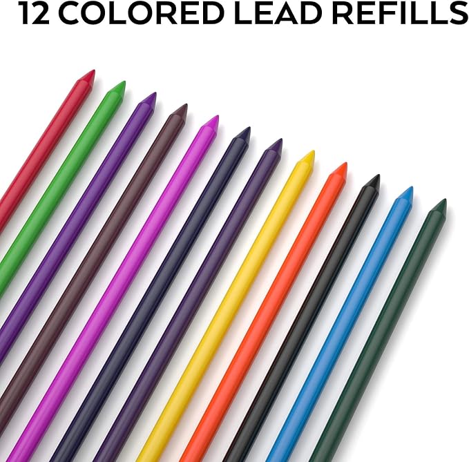 Nicpro 11 Pieces Colors 2mm Mechanical Pencil Set - Image 6