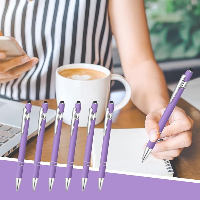 6 Pcs Blue Ink Ballpoint Pen - Image 5