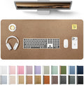 YSAGi Leather Desk Protector, Office Mat, Large Mouse Mat, Non-Slip PU Leather by YSAGi