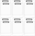 Plastic Clipboards Transparent Clipboard Strong 12.5 x 9 Inch | Holds 100 by OfficeSolutionsDirect