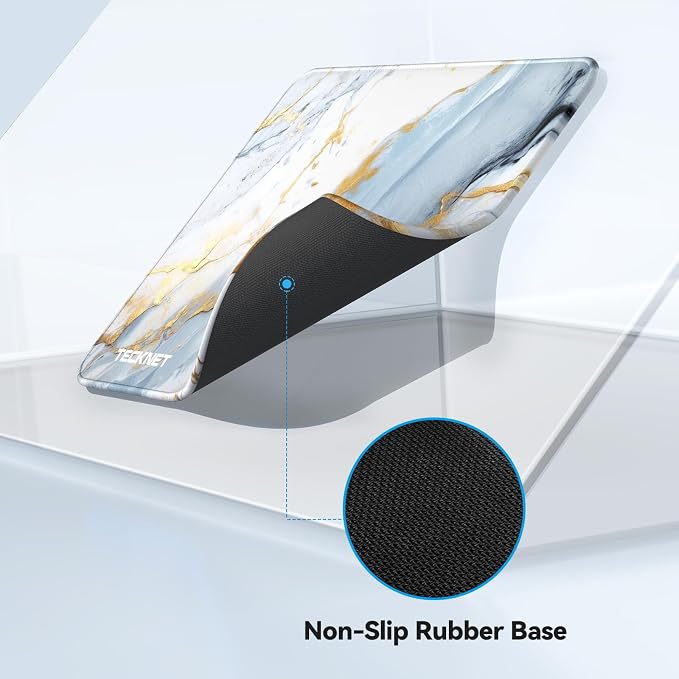 TECKNET Mouse Pad with Anti-fray Stitching, Waterproof Surface & Non-Slip - Image 3