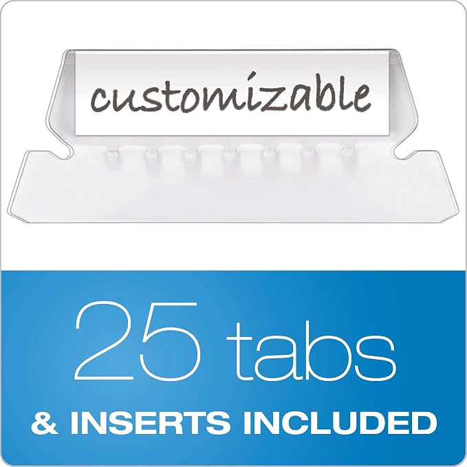 Pendaflex Hanging File Folders, Letter Size, 1/5-Cut Adjustable Tabs, 25 Per Box - Image 6
