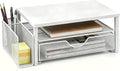 Spacrea Desk Organizer and Accessories, Computer Monitor Stand Riser by Spacrea