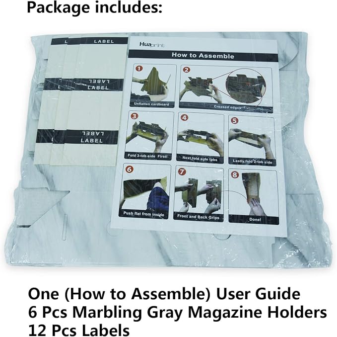 HUAPRINT Magazine Holder Cardboard Magazine File Holder-Folder Holder, Magazine - Image 7