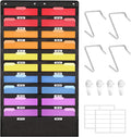 SUNEE 20 Pockets Hanging Wall File Organizer, Space Saver by SUNEE