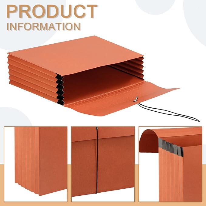 6 Packs Expanding File Pockets - Image 3