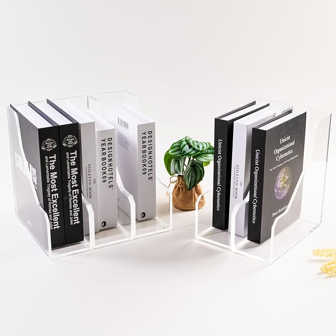 Acrylic Magazine File Holders, Classroom Organization and Storage, Desktop File - Image 7