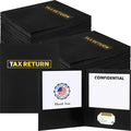 50 Pcs Tax Return Folders Bulk by Surfinton